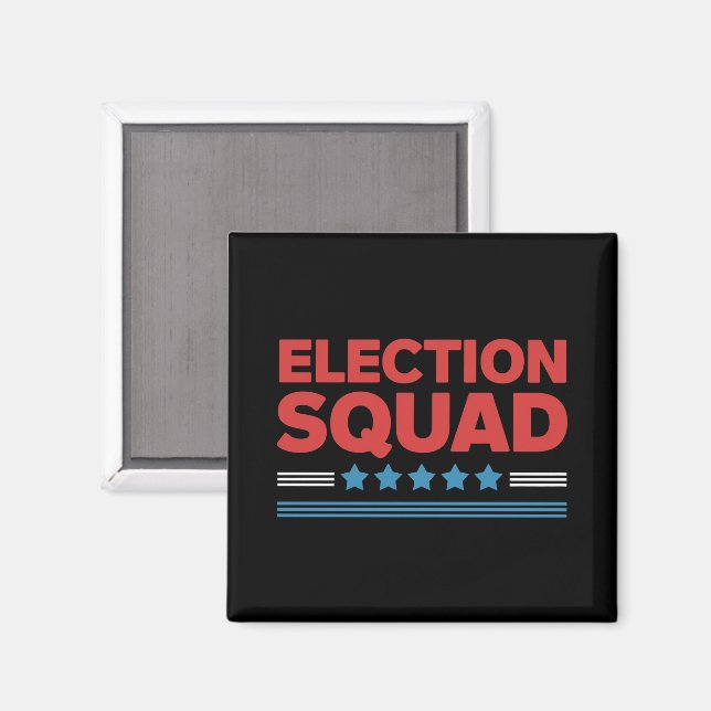 Wahlkampfplatz 2024 Demokrat Republikaner Magnet (Vorderseite/Rückseite)