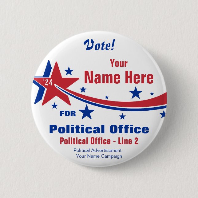 Wahlkampfschaltfläche - Nicht partisan Button (Vorderseite)