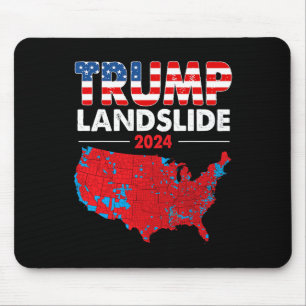 Wahlkarte 2024 Trump Erdrutschsieg Rote Wahl Ma Mousepad