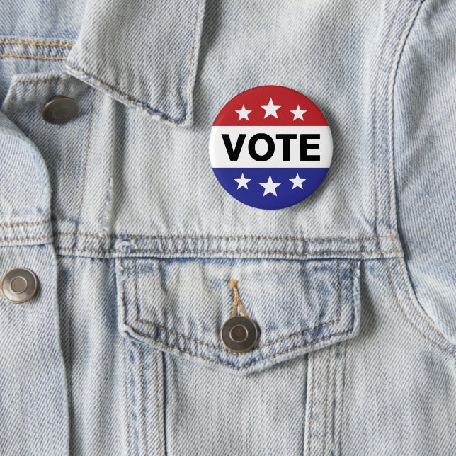 Wahlknopf 6 Sterne Button (Beispiel)
