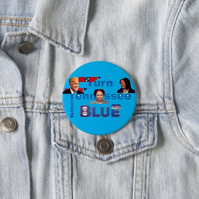 Wahlknopf Biden Harris Bradshaw Tennessee Button (Beispiel)
