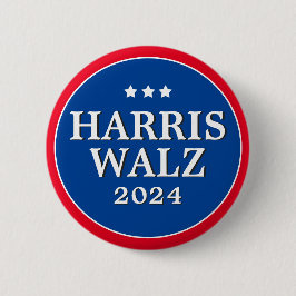 Wahlknopf Harris Walz 2024 Button