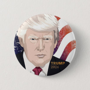 Wahlknopf Trump 2024 Button