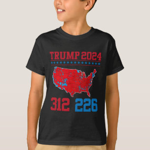 Wahlplan 2024 312 Rote Wahlergebnisse 2024 T-Shirt