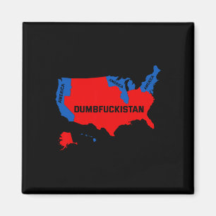 Wahlplan 2024 USA Dumbfor Magnet