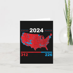 Wahlplan Trump 312 Red 2024 Wahlergebnisse Karte