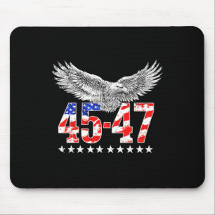 Wahlplan Trump Landslide Rote Wahlkarte 202 Mousepad