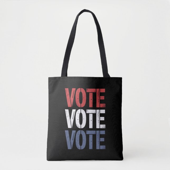 Wahlpolitik bei der Abstimmung Wählerregistrierung Tasche (Vorderseite)