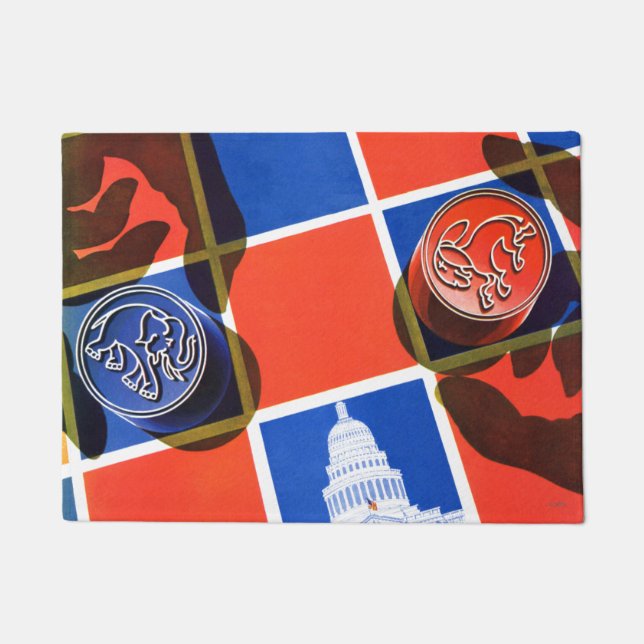 Wahlprüfung Fußmatte (Vorderseite)