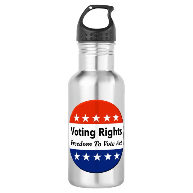 Wahlrecht - Wahlfreiheit Edelstahlflasche (Vorderseite)