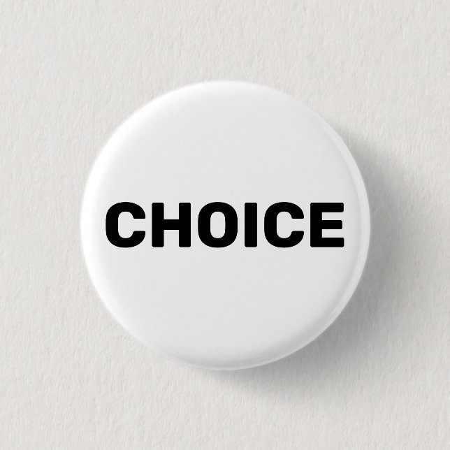 Wahlrecht, Wahlrecht Abtreibungsfreiheit weiß, mod Button (Vorderseite)