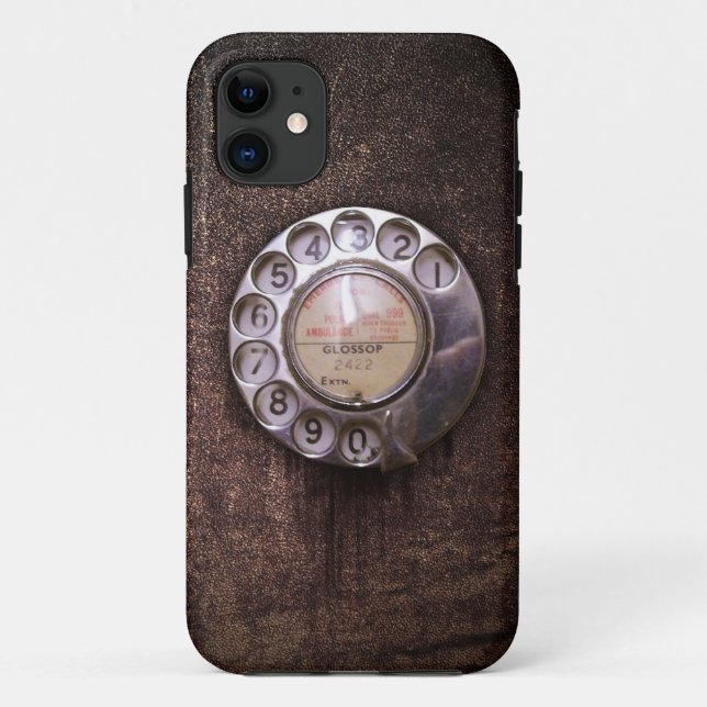 Wählscheibe Case-Mate iPhone Hülle (Rückseite)