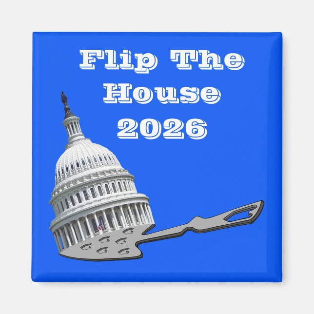 Wählt das Haus Blau 2026 Magnet (Vorne)