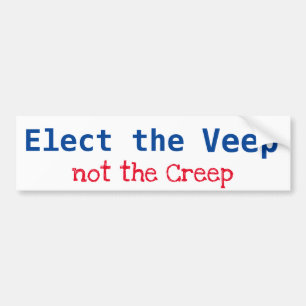 Wählt das Veep - Kamala - nicht das Creep, Trump Autoaufkleber