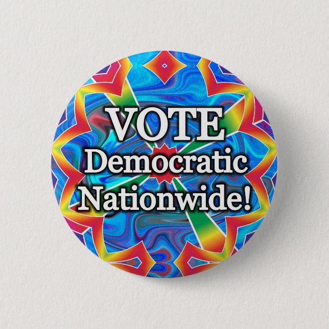 Wählt die Demokratie im ganzen Land! Button (Vorderseite)