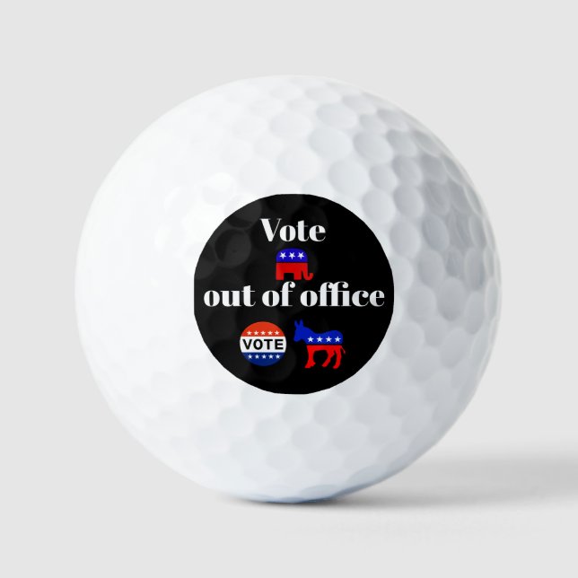 Wählt die Republikaner aus dem Amt des Golf Balls Golfball (Vorderseite)