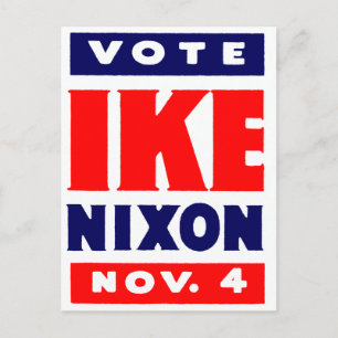 Wählt Ike, Nixon 1952 Postkarte