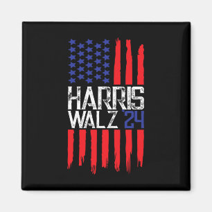Wählt Kamala Harris & Tim Walz 2024 Amerikanische Magnet