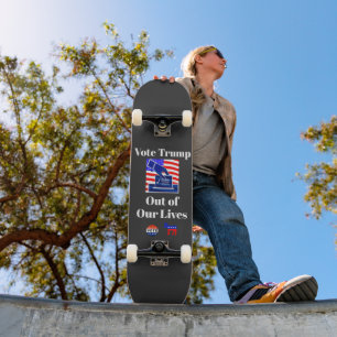Wählt Trump aus unserem Lives Skateboard