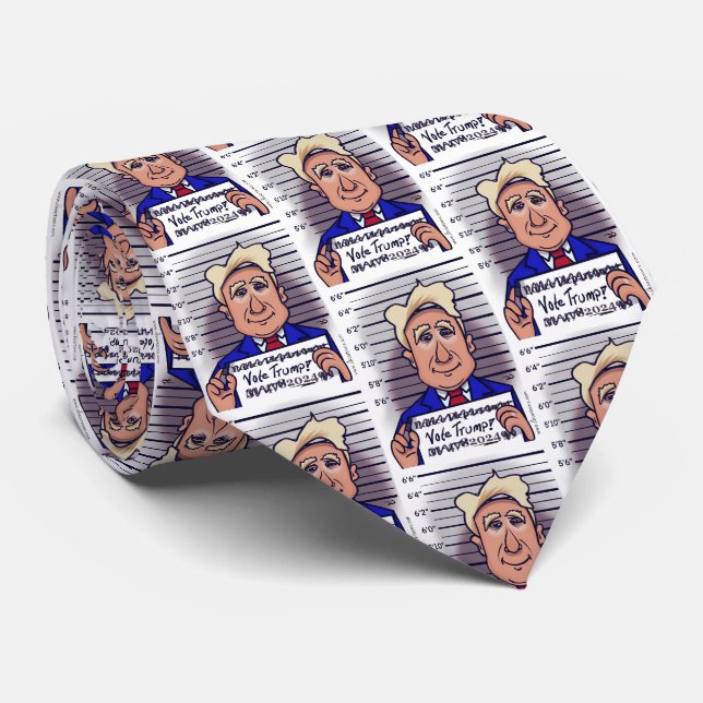 Wählt Trump Necktie Krawatte (Gerollt)