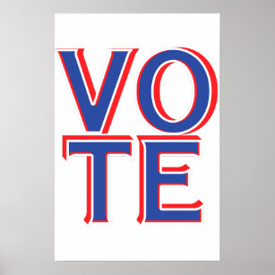 Wählt Wall Poster politische Kampagne Merchandise