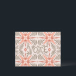 WÄHLTAG Weintrauben Botanisch Postkarte<br><div class="desc">Fügen Sie Ihren eigenen Text auf die Rückseite und senden Sie ihn an Freunde oder Wähler oder verwenden Sie ihn als Wandkunst in einem Rahmen oder stecken Sie ihn in einem Korkboard. Karo in meinem Shop für mehr passende Artikel wie Tasse, Aufkleber und mehr. Frag, wenn du etwas Angewohntes möchtest!...</div>