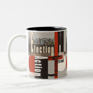 Wahltag Zweifarbige Tasse