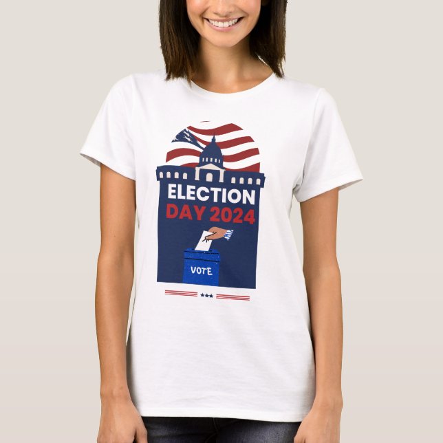 Wahltagsbeobachtung T-Shirt (Vorderseite)