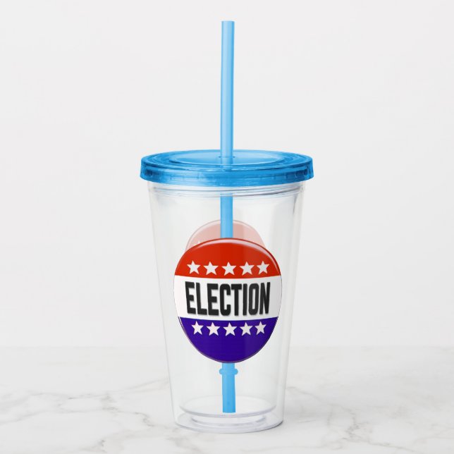 Wahltaste Acryltrinkbecher (Vorderseite)