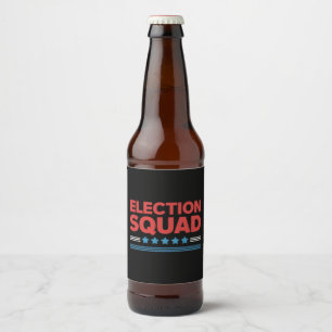 Wahlteam 2024 Wahl Demokrat Republikaner  Bierflaschenetikett
