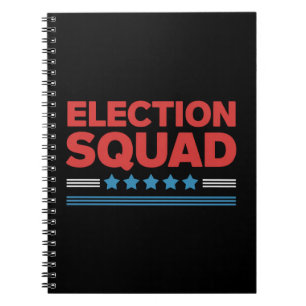 Wahlteam 2024 Wahl Demokrat Republikaner Notizblock