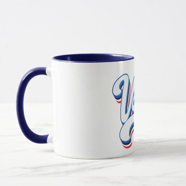 Wahltypografie Tasse (Links)
