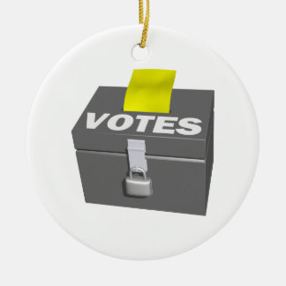 Wahlurne Keramik Ornament