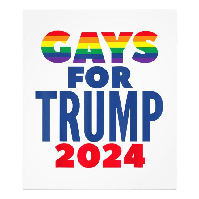 Wahlversprechen für Trump 2024 Fotodruck (Vorne)