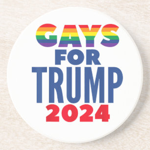Wahlversprechen für Trump 2024 Getränkeuntersetzer