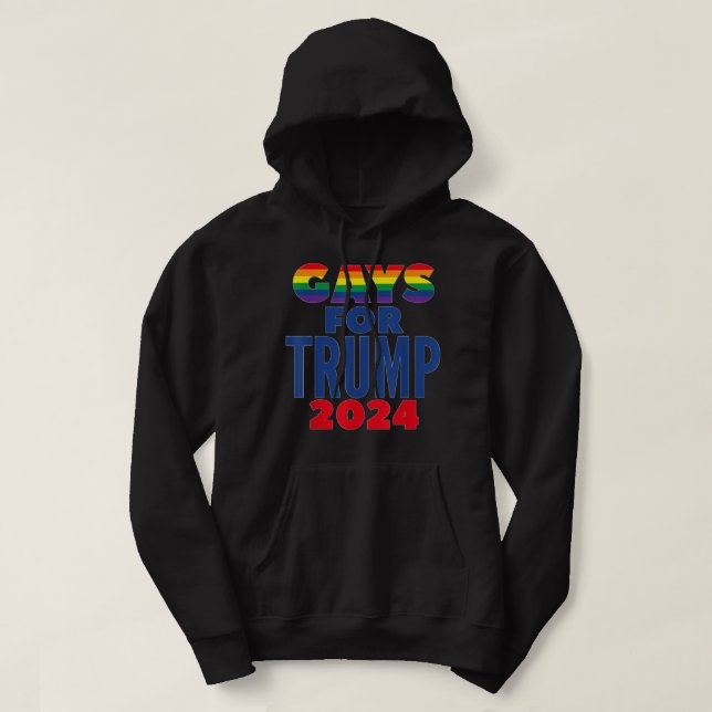 Wahlversprechen für Trump 2024 Hoodie (Design vorne)