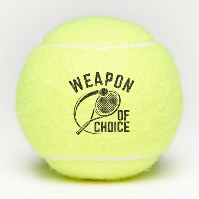Wahlwaffe Tennisbälle (Vorderseite)