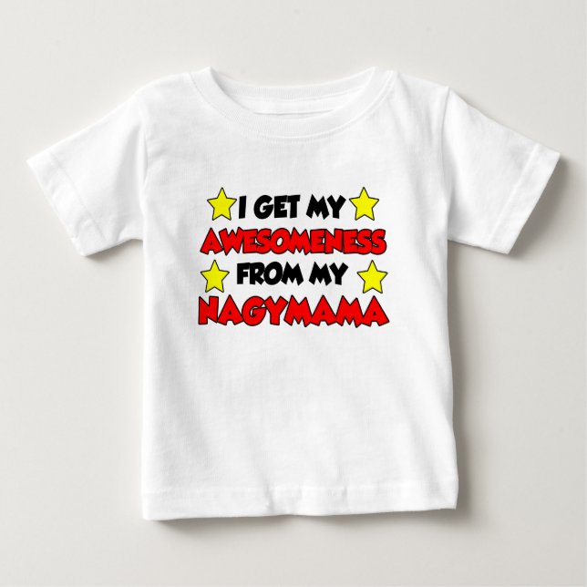Wahnsinn von Nagymama Baby T-shirt (Vorderseite)