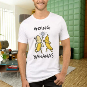 Wahnsinnige Bananen Tanzende Bananen T-Shirt Tri-Blend Shirt
