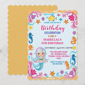 Wahnsinnige Regenbogenfrau Seepferd Geburtstag Save The Date