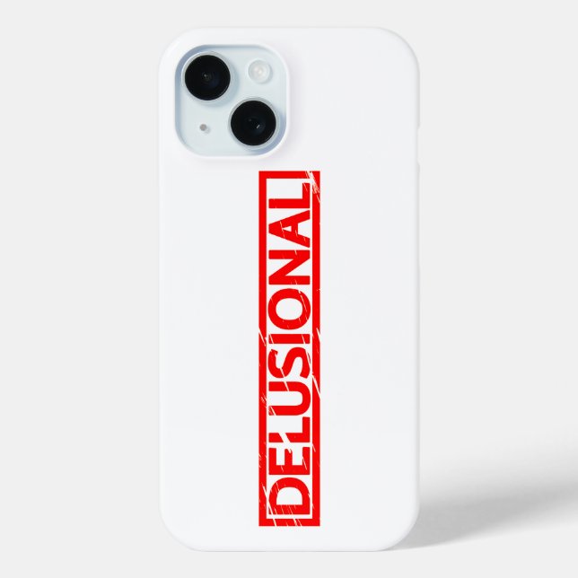 Wahnvorstellung der Briefmarke Case-Mate iPhone Hülle (Rückseite)