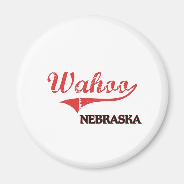 Wahoo Nebraska City Classic Magnet (Vorne)