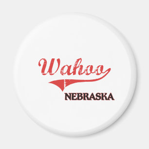 Wahoo-Nebraska-Stadt-Klassiker Magnet
