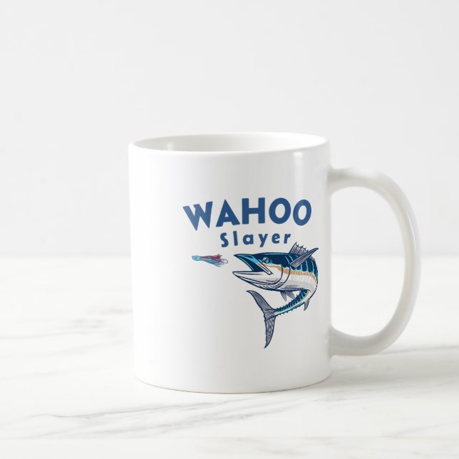 Wahoo Slayer Salt Water Fishing Wahoo  Kaffeetasse (Rechts)