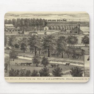 Wahoo Valley Farm, Nebraska Mousepad