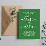 Wahre Einfachheit 1 Minimalistische Hochzeit Einladung<br><div class="desc">Diese einfache und wunderschöne Hochzeitseinladung ist perfekt für den Minimalisten in uns allen! Bitte kontaktieren Sie mich,  wenn Sie Hilfe bei der Anpassung des Textes dieser Hochzeitseinladung wünschen.</div>