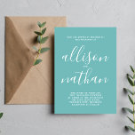 Wahre Einfachheit 1 Minimalistische Hochzeit in de Einladung<br><div class="desc">Diese einfache und wunderschöne Hochzeitseinladung ist perfekt für den Minimalisten in uns allen! Bitte kontaktieren Sie mich,  wenn Sie Hilfe bei der Anpassung des Textes dieser Hochzeitseinladung wünschen.</div>