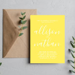 Wahre Einfachheit 1 Minimalistische Hochzeit mit S Einladung<br><div class="desc">Diese einfache und wunderschöne Hochzeitseinladung ist perfekt für den Minimalisten in uns allen! Bitte kontaktieren Sie mich,  wenn Sie Hilfe bei der Anpassung des Textes dieser Hochzeitseinladung wünschen.</div>