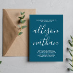 Wahre Einfachheit 1 Neptun Minimalistische Hochzei Einladung<br><div class="desc">Diese einfache und wunderschöne Hochzeitseinladung ist perfekt für den Minimalisten in uns allen! Bitte kontaktieren Sie mich,  wenn Sie Hilfe bei der Anpassung des Textes dieser Hochzeitseinladung wünschen.</div>