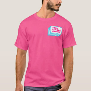 Wahre Farben vereinigten das Shirt (magentarot)